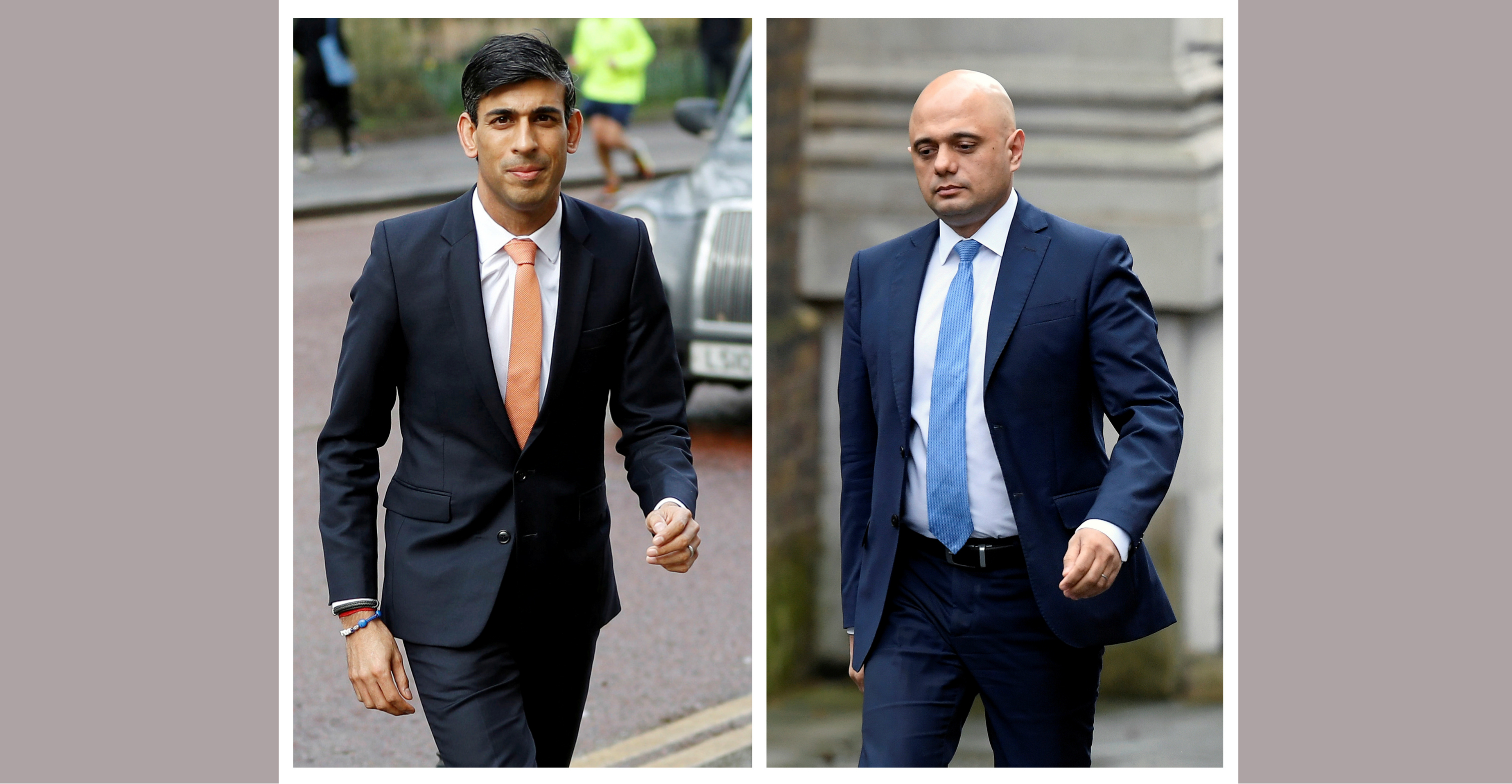 Sajid Javid (right) is replaced by Rishi Sunak as finance minister. Photo: Reuters Sajid Javid (right) is replaced by Rishi Sunak as finance minister. Photo: Reuters