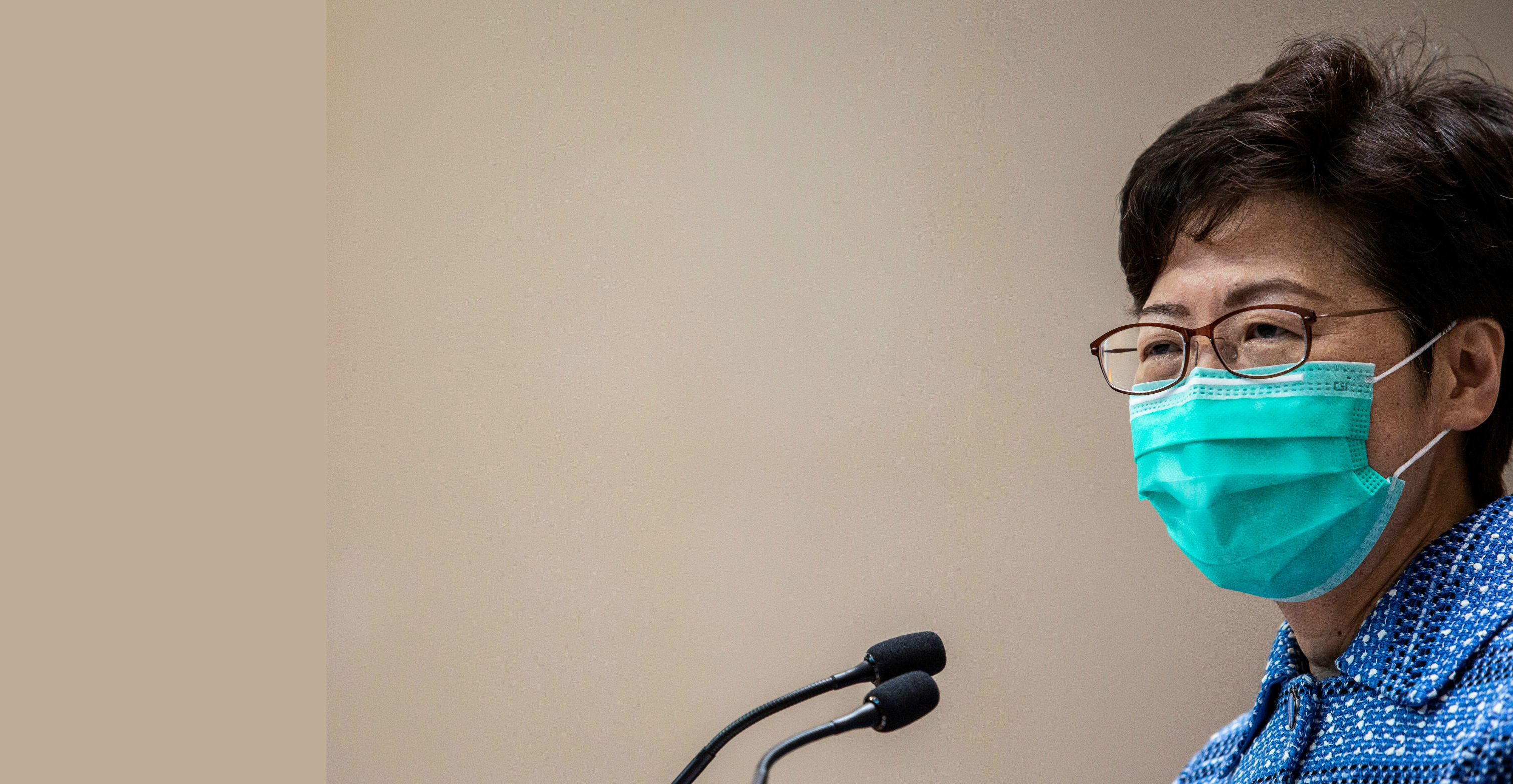 As chief executive, Carrie Lam has all the powers she needs to address Hong Kong’s underlying social problems, the author asserts. Photo: AFP As chief executive, Carrie Lam has all the powers she needs to address Hong Kong’s underlying social problems, the author asserts. Photo: AFP