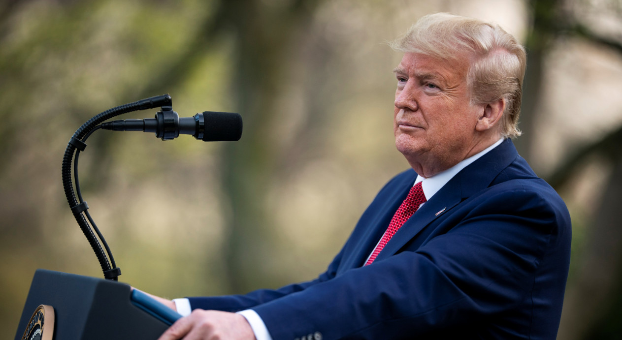 Donald Trump has signaled his aim to improve relations with Beijing to help in the efforts to fight the Covid-19 pandemic. Photo: Reuters Donald Trump has signaled his aim to improve relations with Beijing to help in the efforts to fight the Covid-19 pandemic. Photo: Reuters