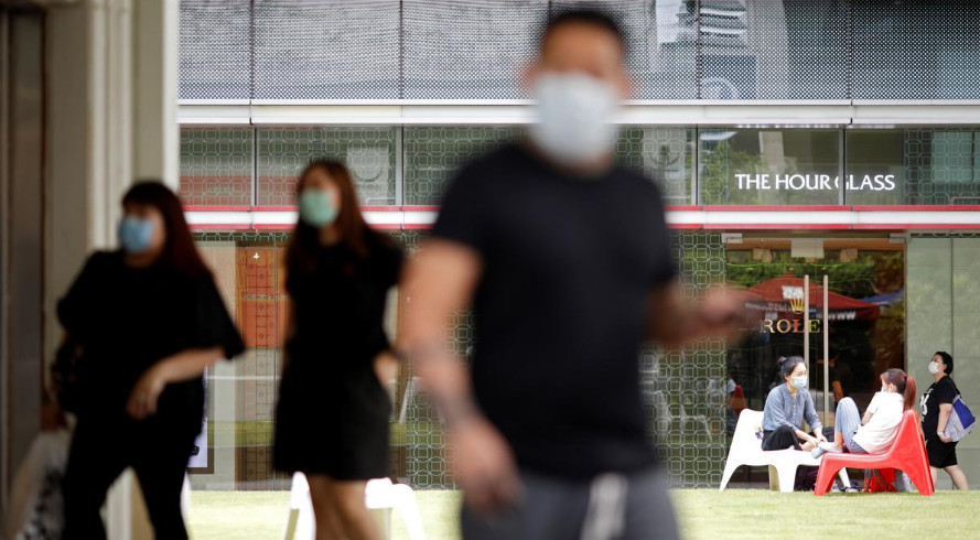 Singapore recorded 1,111 new coronavirus cases on Tuesday. Photo: Reuters Singapore recorded 1,111 new coronavirus cases on Tuesday. Photo: Reuters