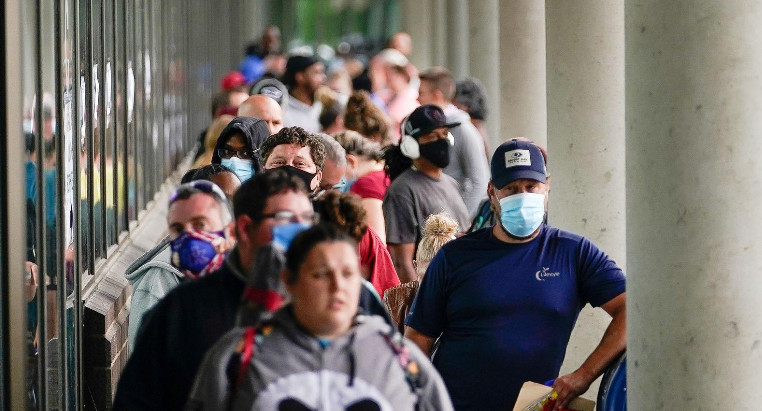 In the US, the unemployment rate for those with a high-school education was 12.1% in June, compared to 6.9% for those with a college education.Photo: Reuters In the US, the unemployment rate for those with a high-school education was 12.1% in June, compared to 6.9% for those with a college education.Photo: Reuters