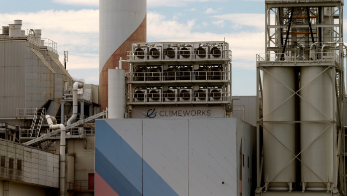 A carbon capture plant  Photo: Reuters