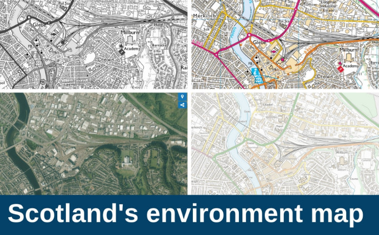 Scotland's Environment Web uses data visualisation tools to create a picture of the country’s environment and interact more deeply with the data. Image: Scotland's Environment Web