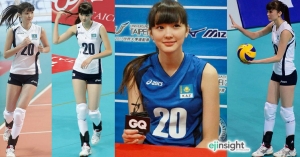 Kazakhstan volleyball stunner wins legions of fans