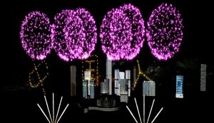 What happens when a fireworks display is a political show?