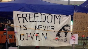 Why staying put is protesters' best option