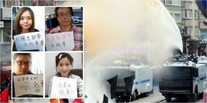 Water cannons: a sign of growing hostility toward dissent