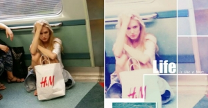 Blonde bombshell on the MTR keeps netizens guessing