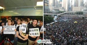 The parallelism between HKU incident and Umbrella Movement 