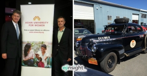 HK duo to drive from Beijing to Paris for charity and fun