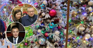 Santa Joseph delivers property gifts to fiancée and son