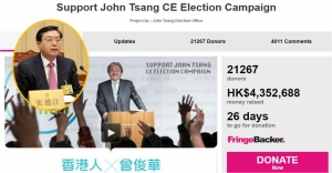 Can John Tsang turn crowdfunding support into actual votes?