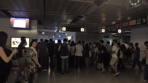 I was stuck, but not too sad, in the MTR chaos