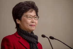 Bay area development, not political reform, tops Lam's agenda