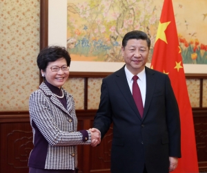 Xi praises Carrie Lam; reminds her of challenges ahead