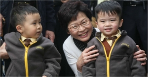 How Carrie Lam is dragging preschoolers into politics