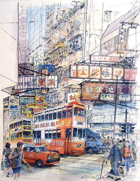 今日信報- 副刊文化- Modern Landscape-水彩作品展- 藝術長廊- 信報