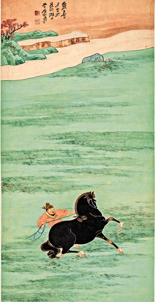 今日信報- 副刊文化- 張大千《唐人控馬圖》 - 藝術長廊- 信報網站hkej.com 