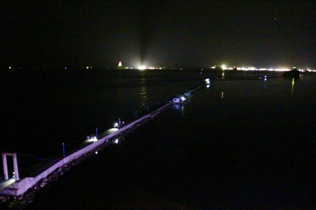 官方要求元山旅遊島2019年完工，北韓用軍隊建樓，交貨時間有早無遲，香港無得比。　(李潤茵攝)