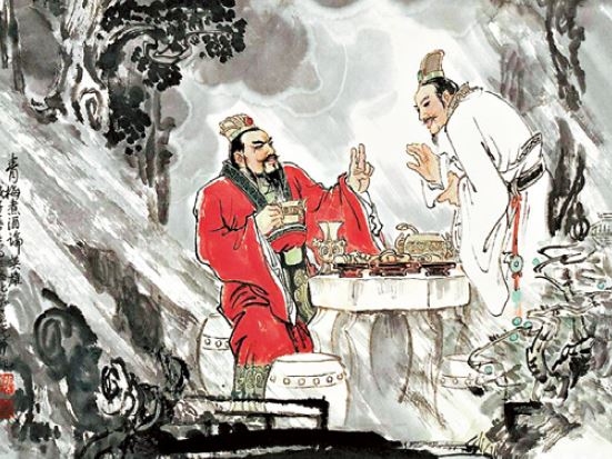 事實上，「青梅煮酒」不見正史，是《三國演義》作者羅貫中根據《三國志．蜀書．先主傳》的相關記載改編。(網上圖片)