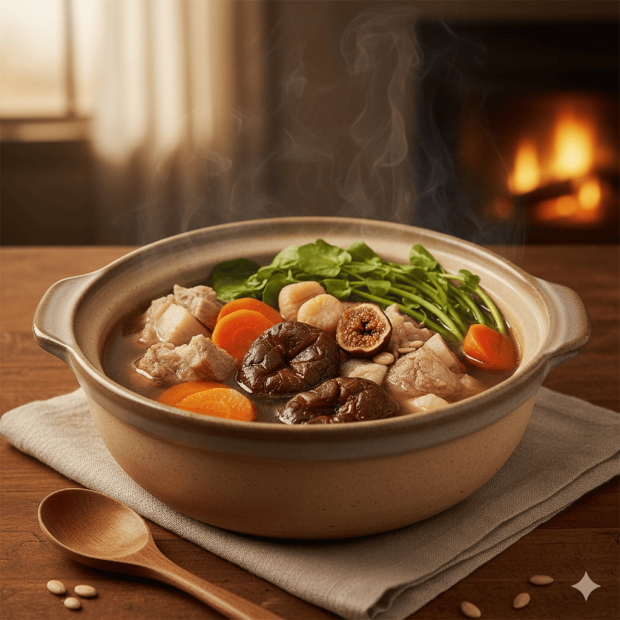 冬天健脾湯水​｜11. 西洋菜陳腎豬骨湯