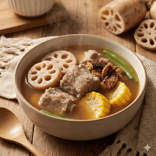 冬天健脾湯水​｜8. 章魚蓮藕豬骨湯