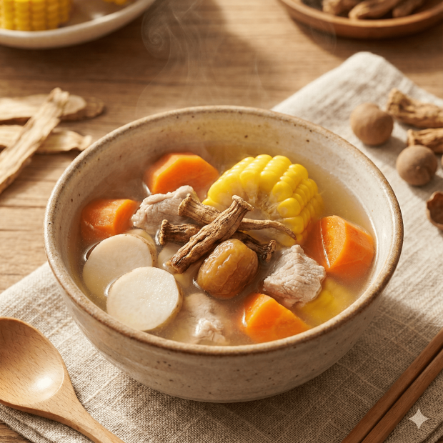 冬天健脾湯水​｜9. 五指毛桃紅蘿蔔粟米湯