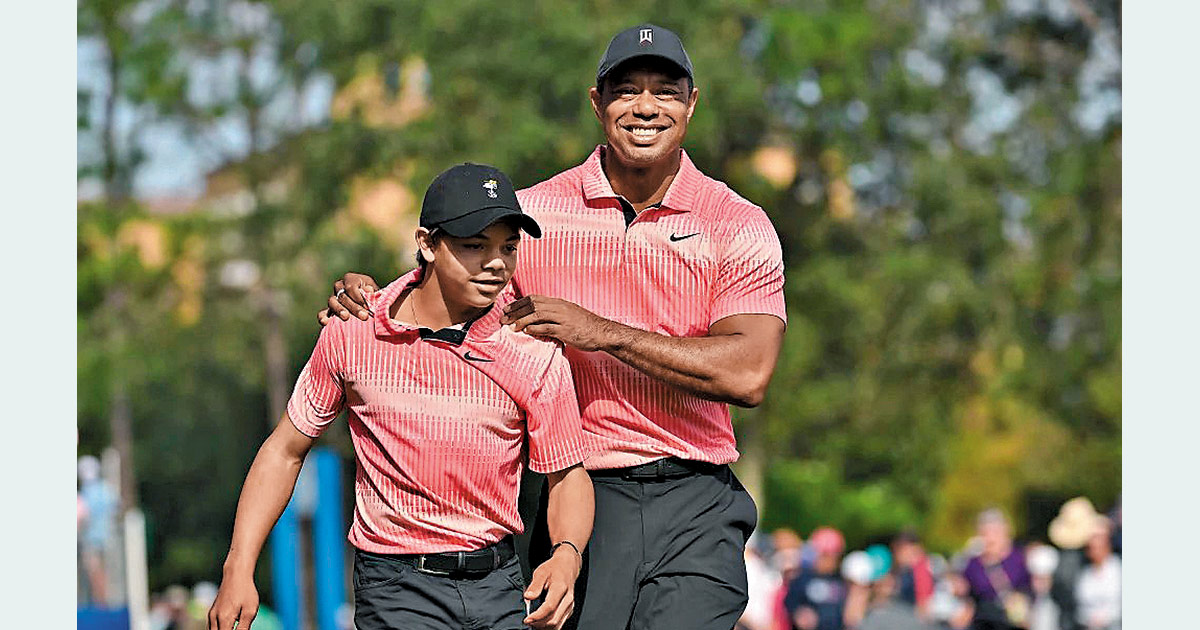 老虎之子查理展露頭角承傳父業