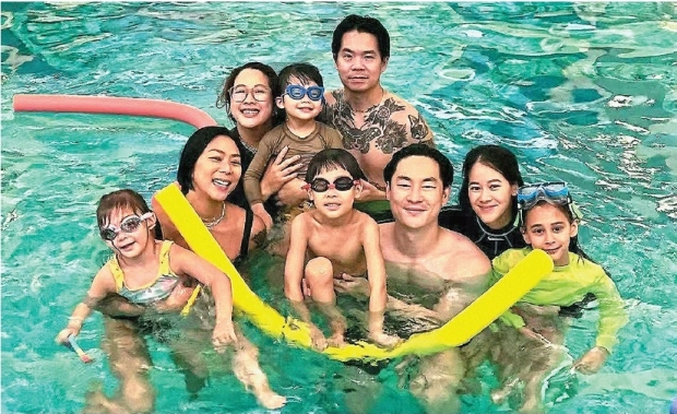 賴雁浪兒孫滿堂，長女賴沅貞在紐約生活外，其餘三名子女都在香港。　(受訪者提供)