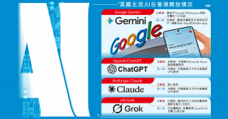 谷歌Gemini港解禁 促進全民AI