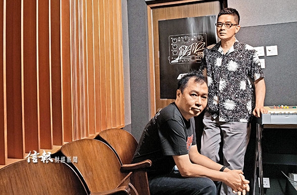 黃耀明和劉以達無懼封殺，有話直說。（陳縱宇攝）