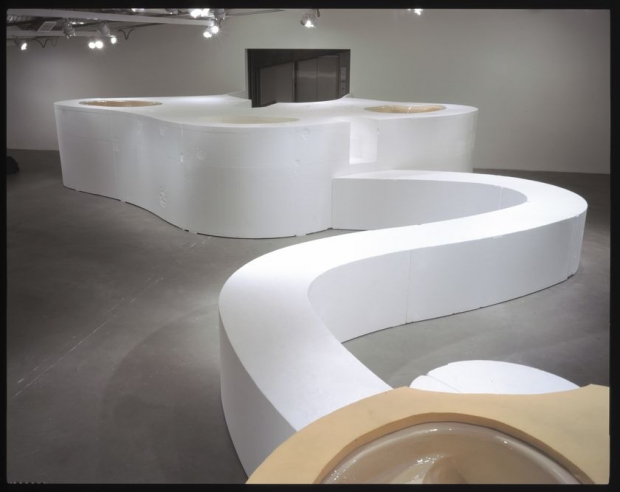 Shelf Life’ (detail), 2002, polystyrene, memory foam and acrylic. Photo: Shirley Tse