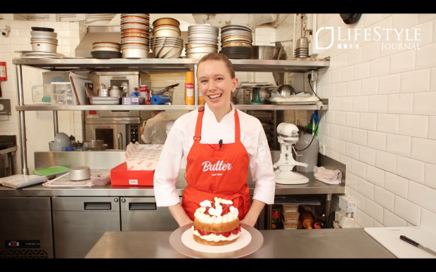 Butter Cake Shop 的 Chef Karys 就喝大家分享烤焗 Strawberry Shortcake 的秘訣。