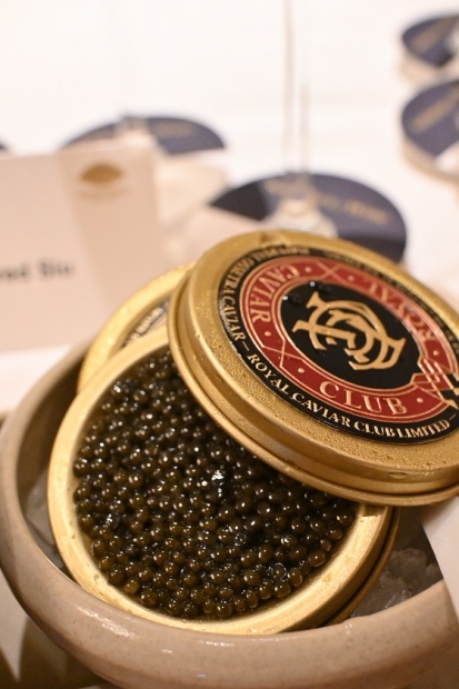 魚子醬是Royal Cristal Caviar 及Imperial Ossetra Caviar。