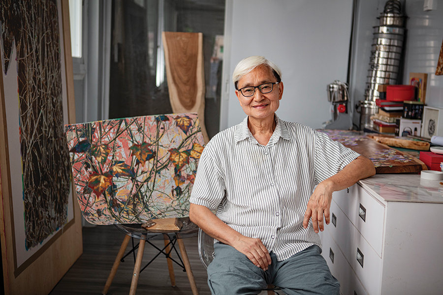 岩彩藝術家鍾大富︰在礦石之中,尋找屬於香港的當代語 -- LifeStyle Journal 優雅生活